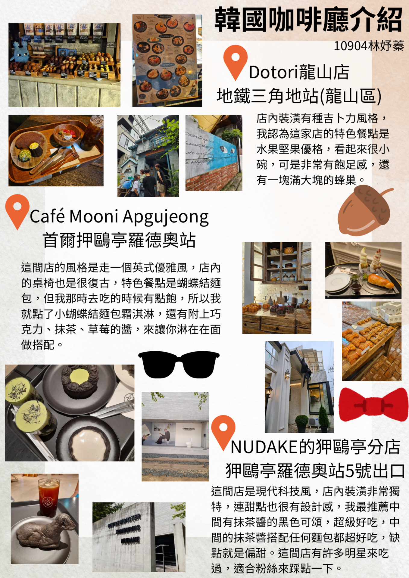 靜態第二組 《韓國咖啡廳介紹》