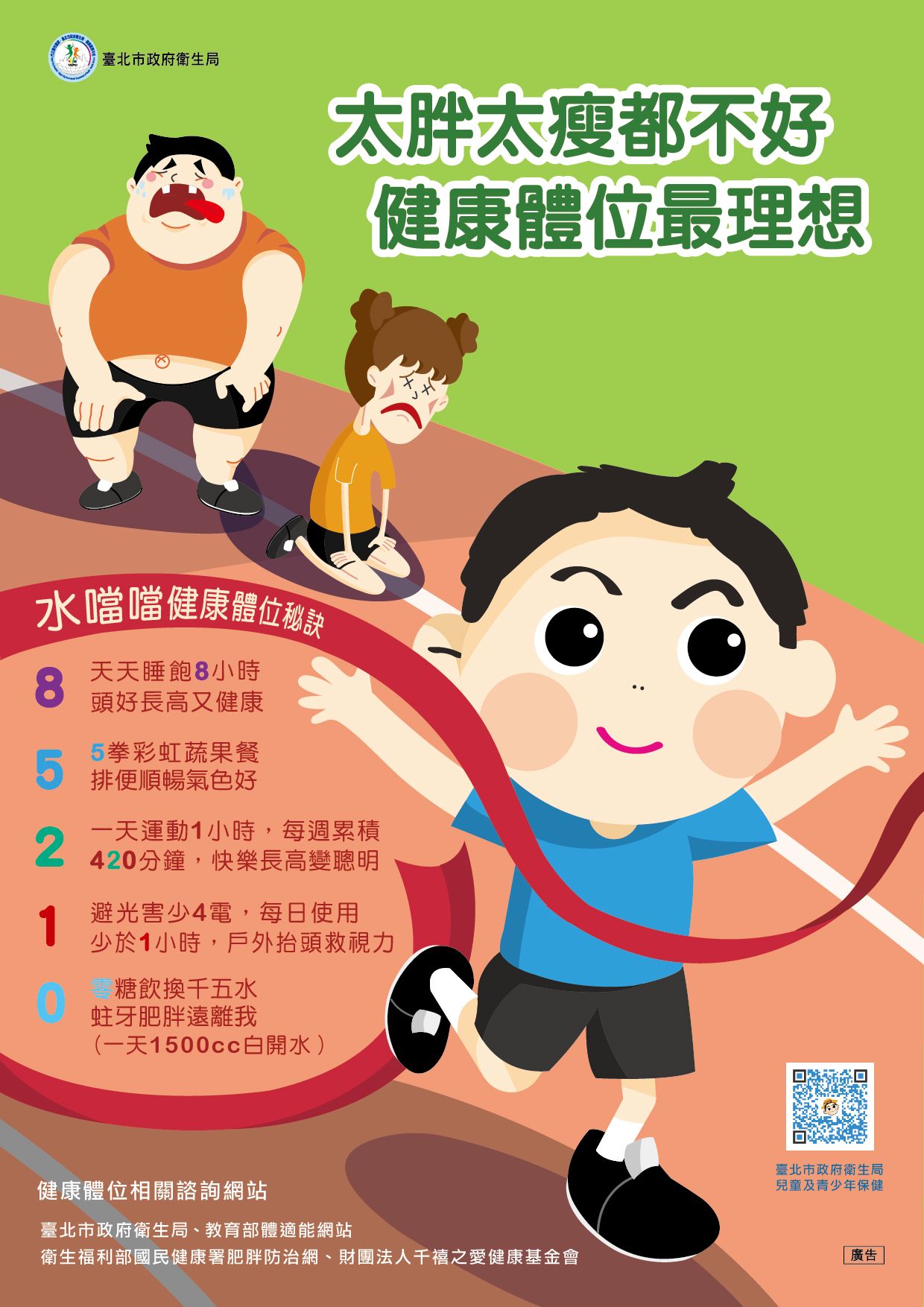 太胖太瘦都不好健康體位最理想